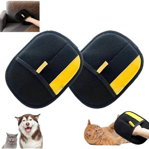 Pet static hair removal gloves
