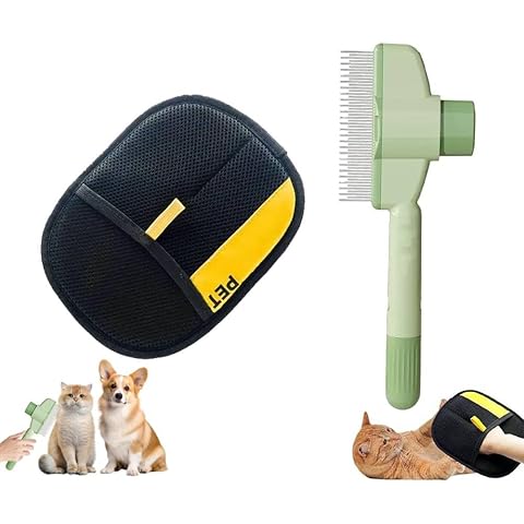 Pet static hair removal gloves