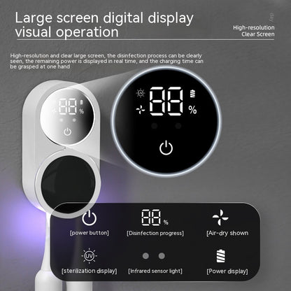 Toothbrush stand-powerful UV cleaning